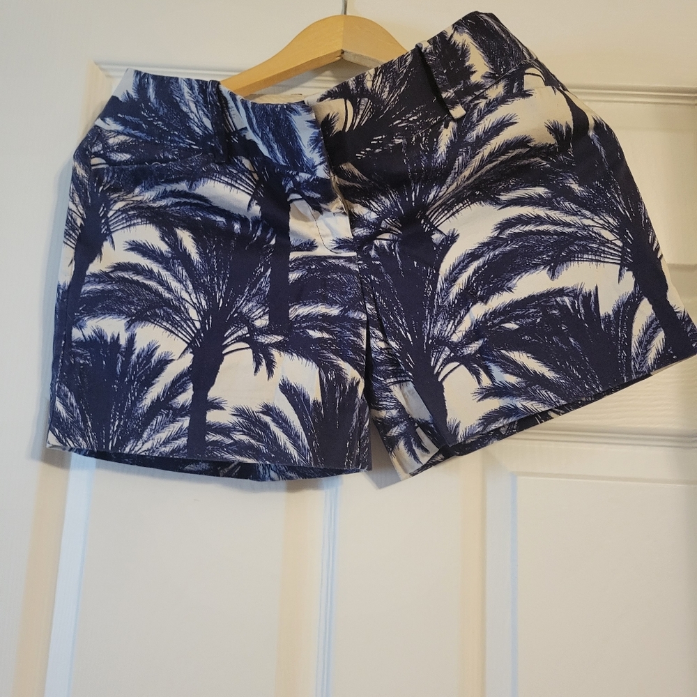 Blue and white shorts